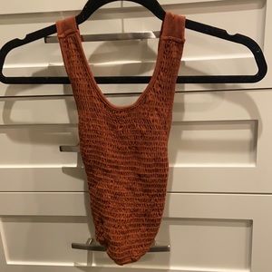 Urban Outfitters Cross Back Tank Top